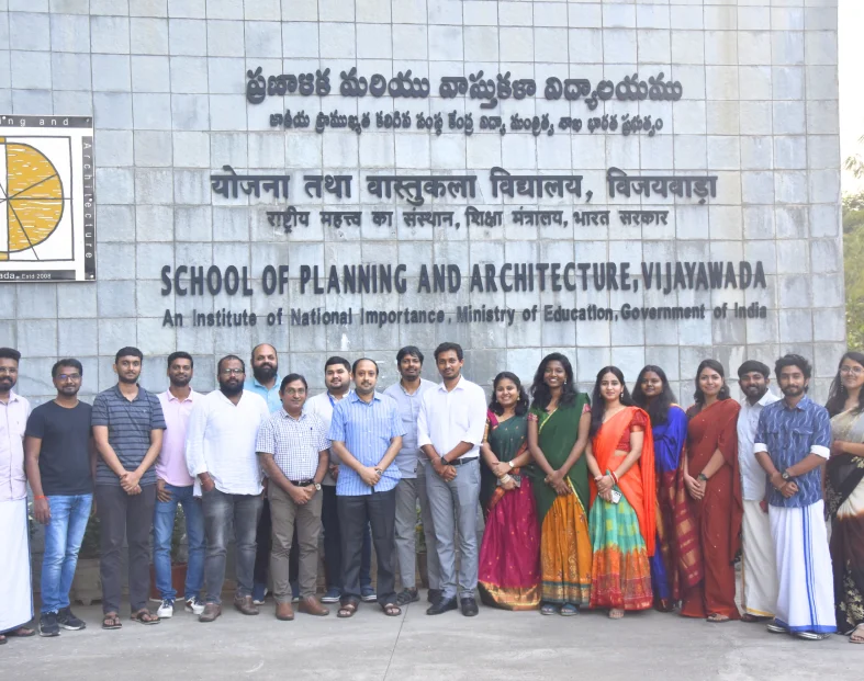 Group Photo — School of Planning and Architecture, Vijayawada