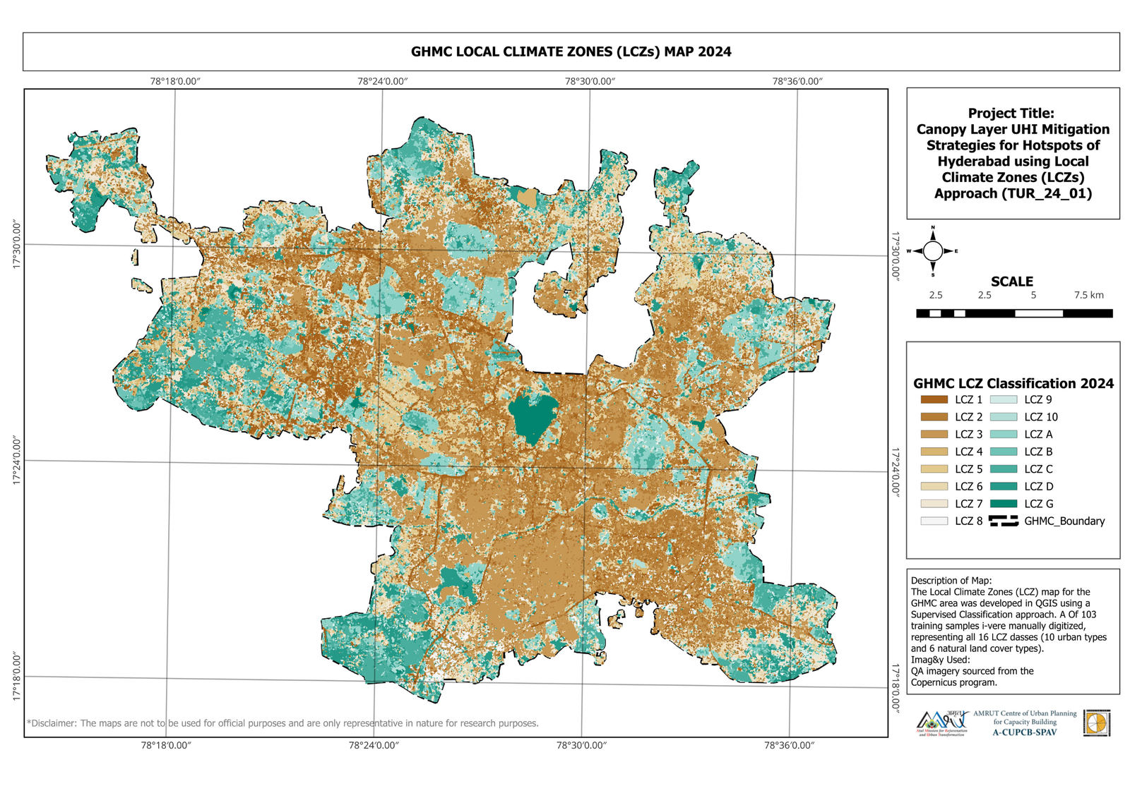 GHMC LCZ Map 2024