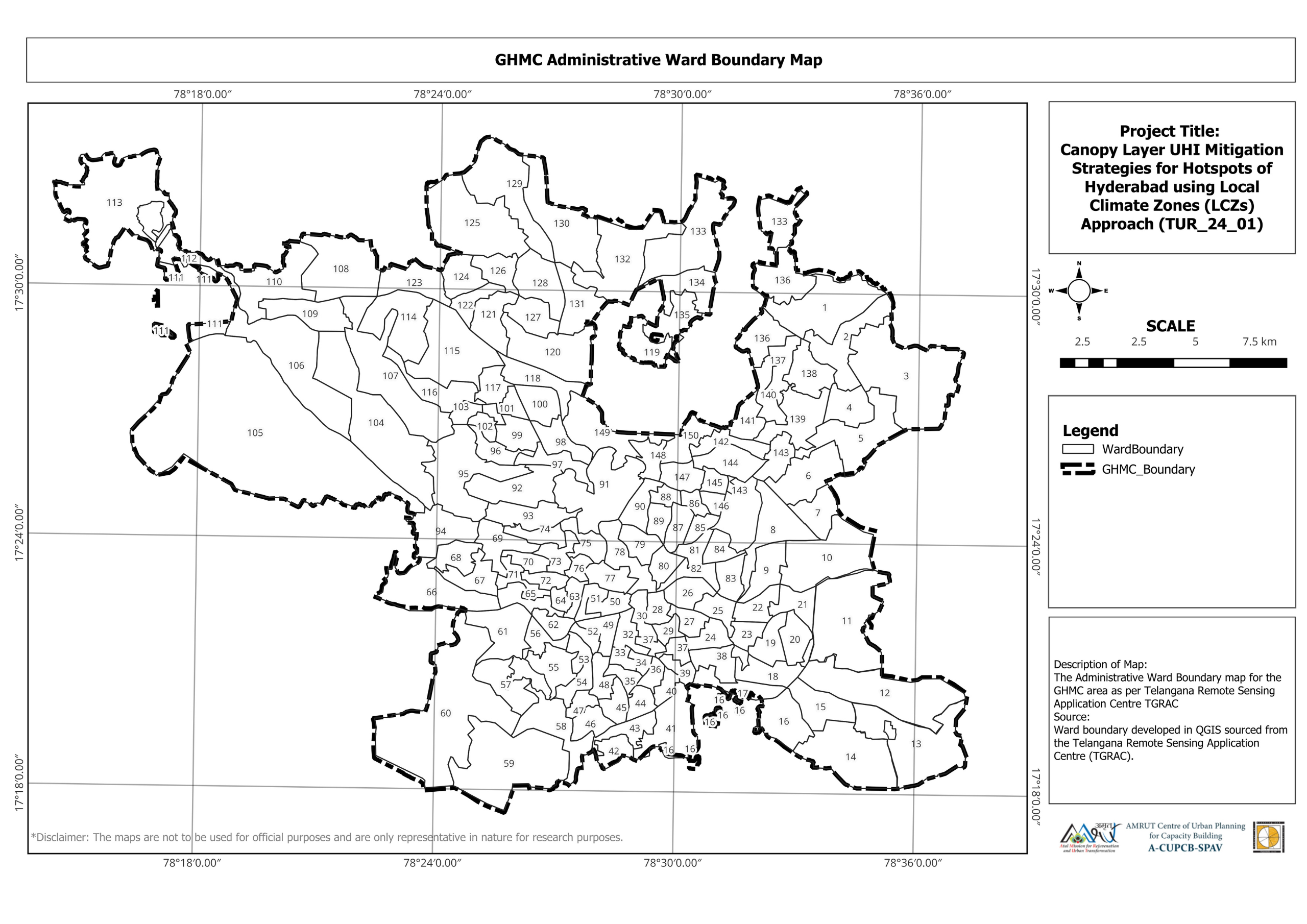 GHMC Ward Boundary Map