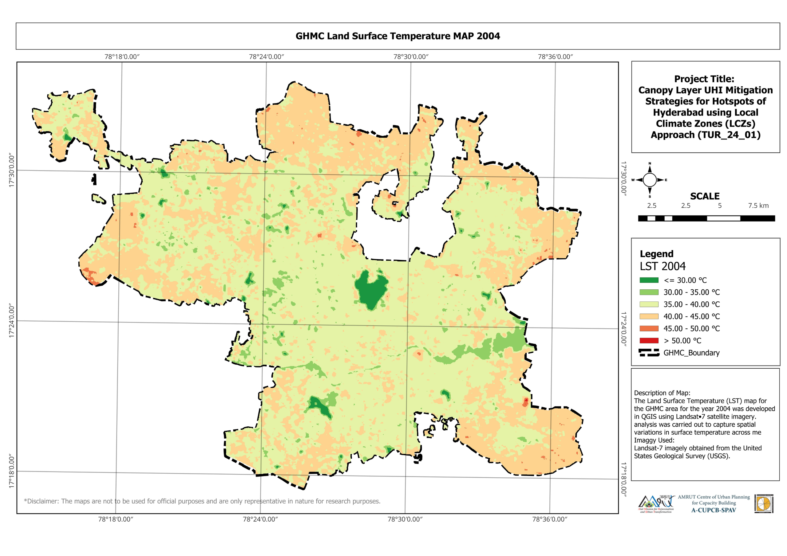 GHMC LST Map 2004
