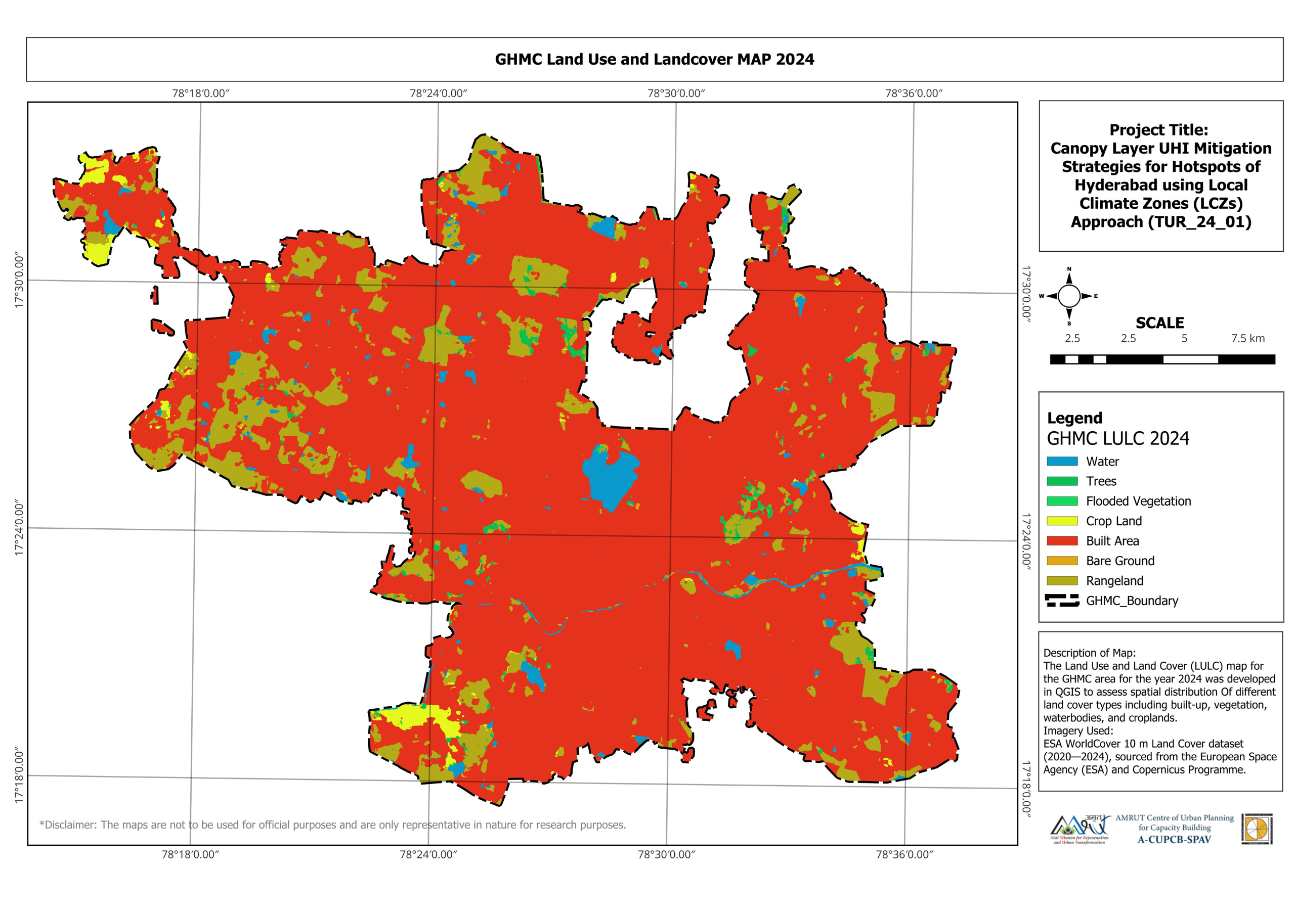 GHMC LULC 2024 Map
