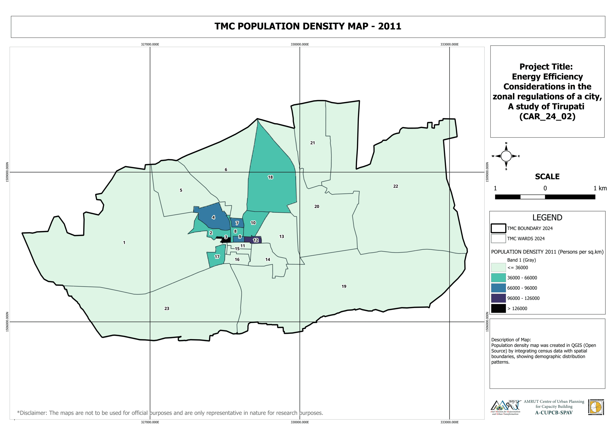 Population Density 2011